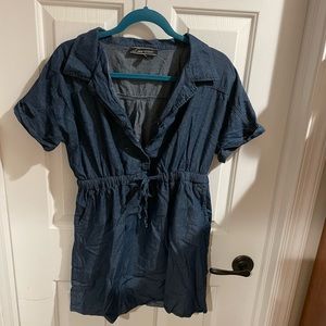 Little denim dress w pockets